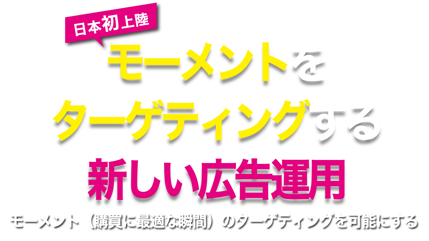 日本初上陸 ビックデータを使ってターゲットを狙い撃ち
