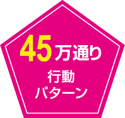 45万通り行動パターン