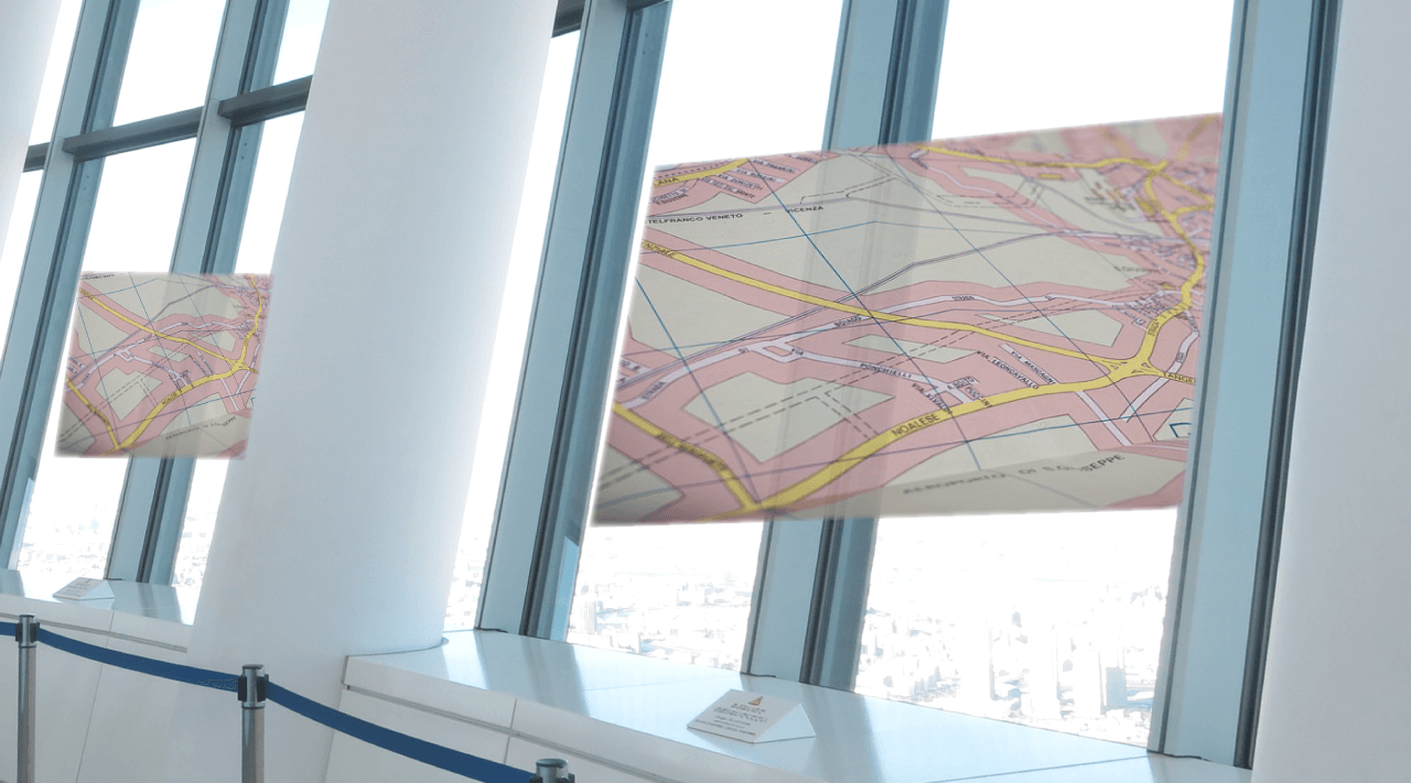 高層ビルの展望台