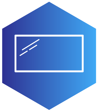 フィルムをガラスに貼るだけで簡単に設置が可能